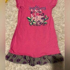 SO - Snuggle Bunny easter PJ Gown 7/8 k005 pick 3 $9 items for $15